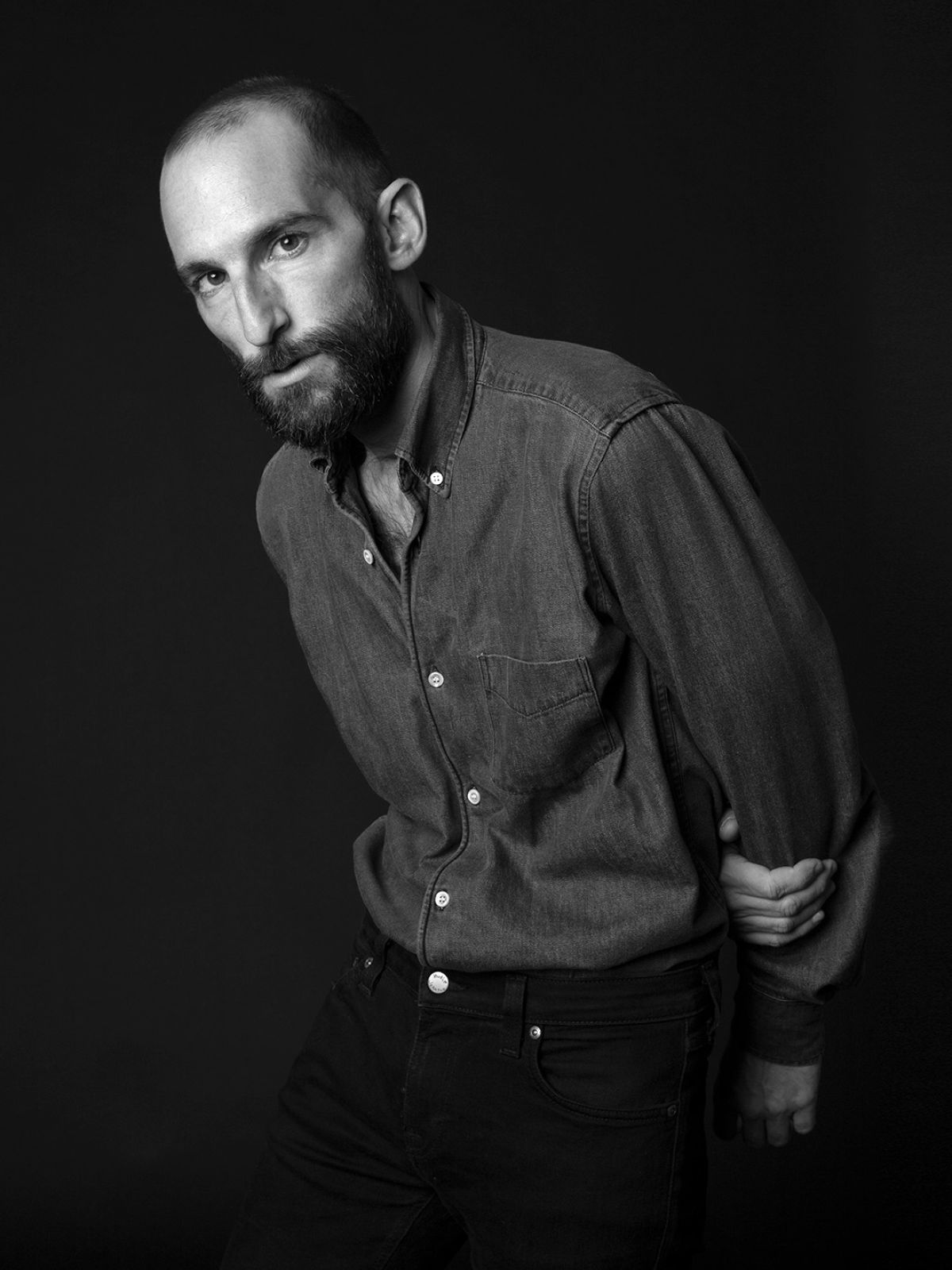 imagen de actor book en estudio