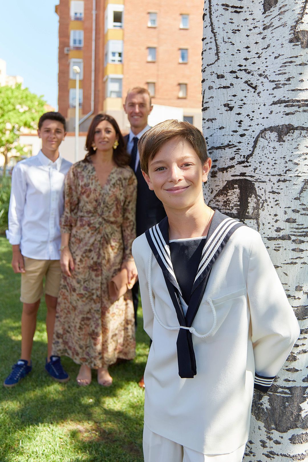 Sesión de fotos de comunión en Teruel con fotografía profesional para niños y niñas de comunión.