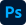 Icono oficial de adobe photoshop