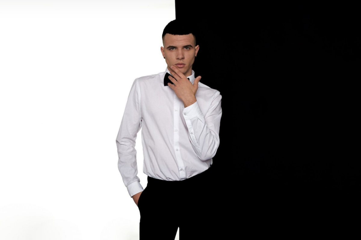imagen book de modelo en estudio