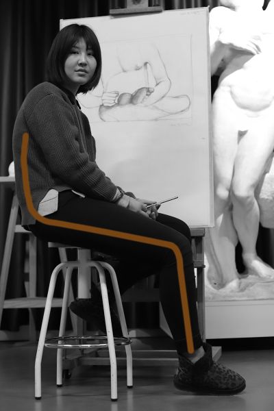 Xiao, The poses of the soul, 2019 