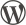 Icono oficial de wordpress